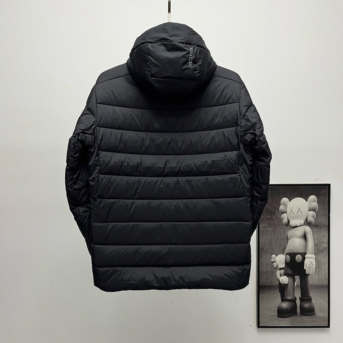 Arc'teryx Hooded Down Jacket | Winter Puffer Jacket Black