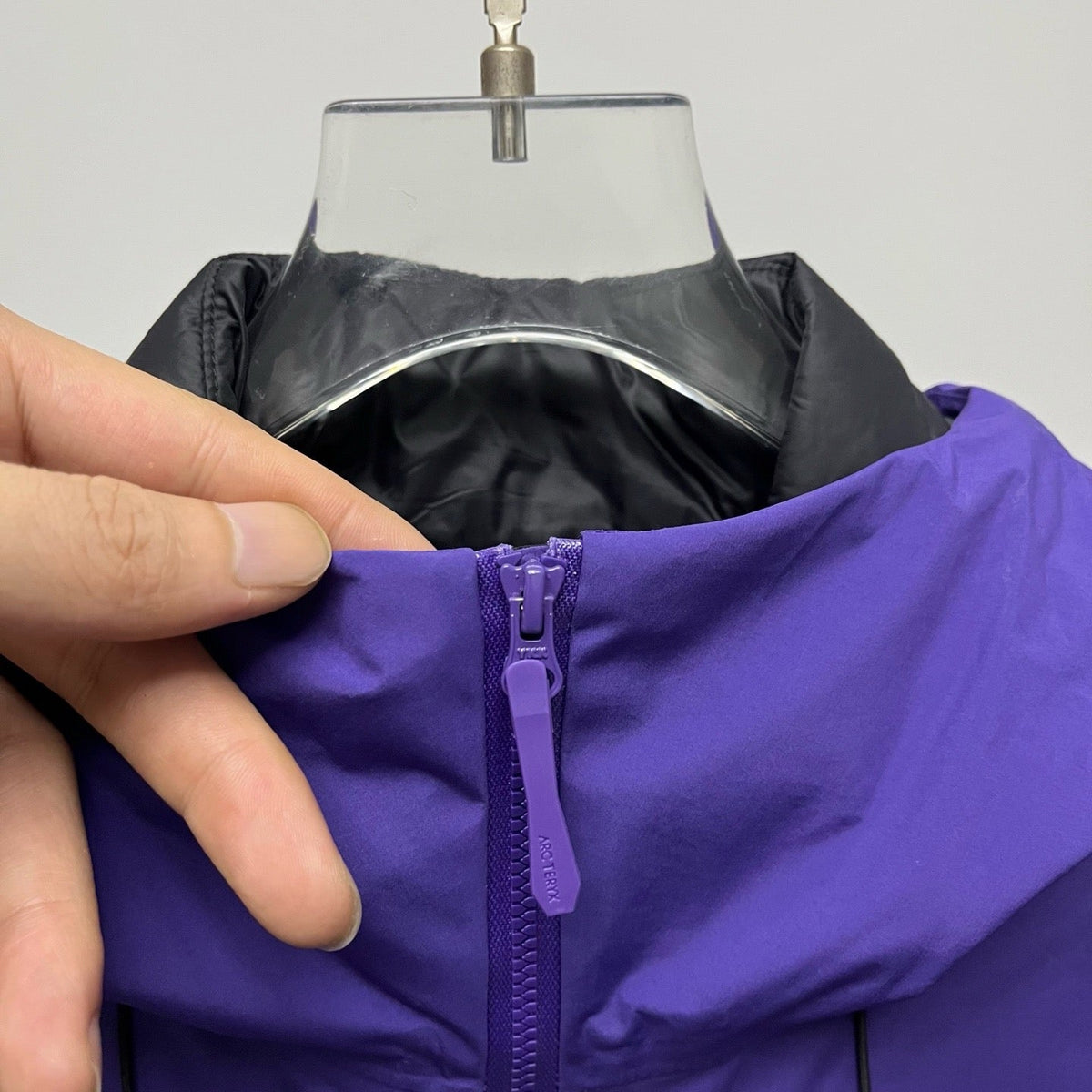 Arc'teryx 3-in-1 Hooded Down Jacket | Winter Layering System Purple