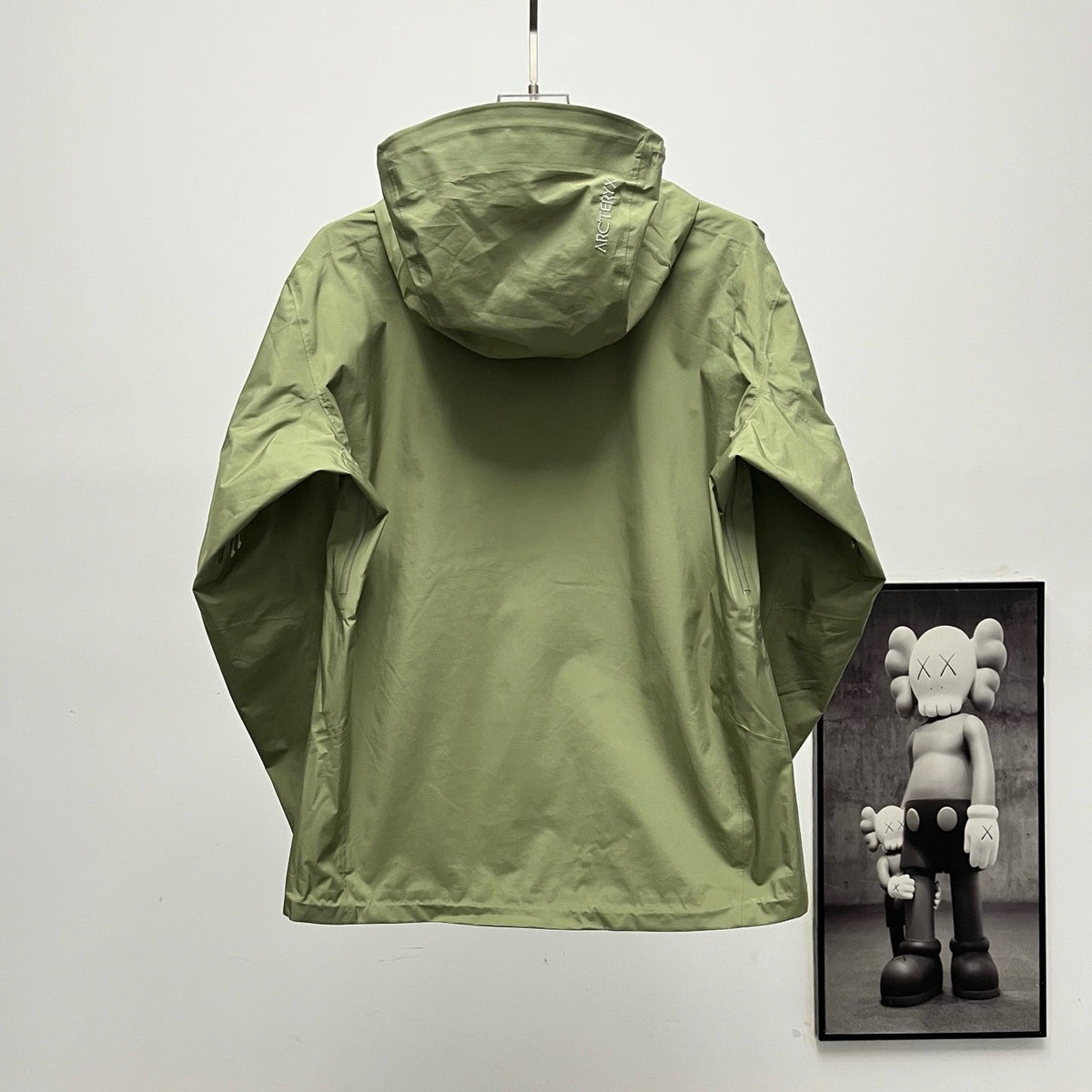 Arc'teryx 3-in-1 Hooded Down Jacket | Winter Layering System Olive Green
