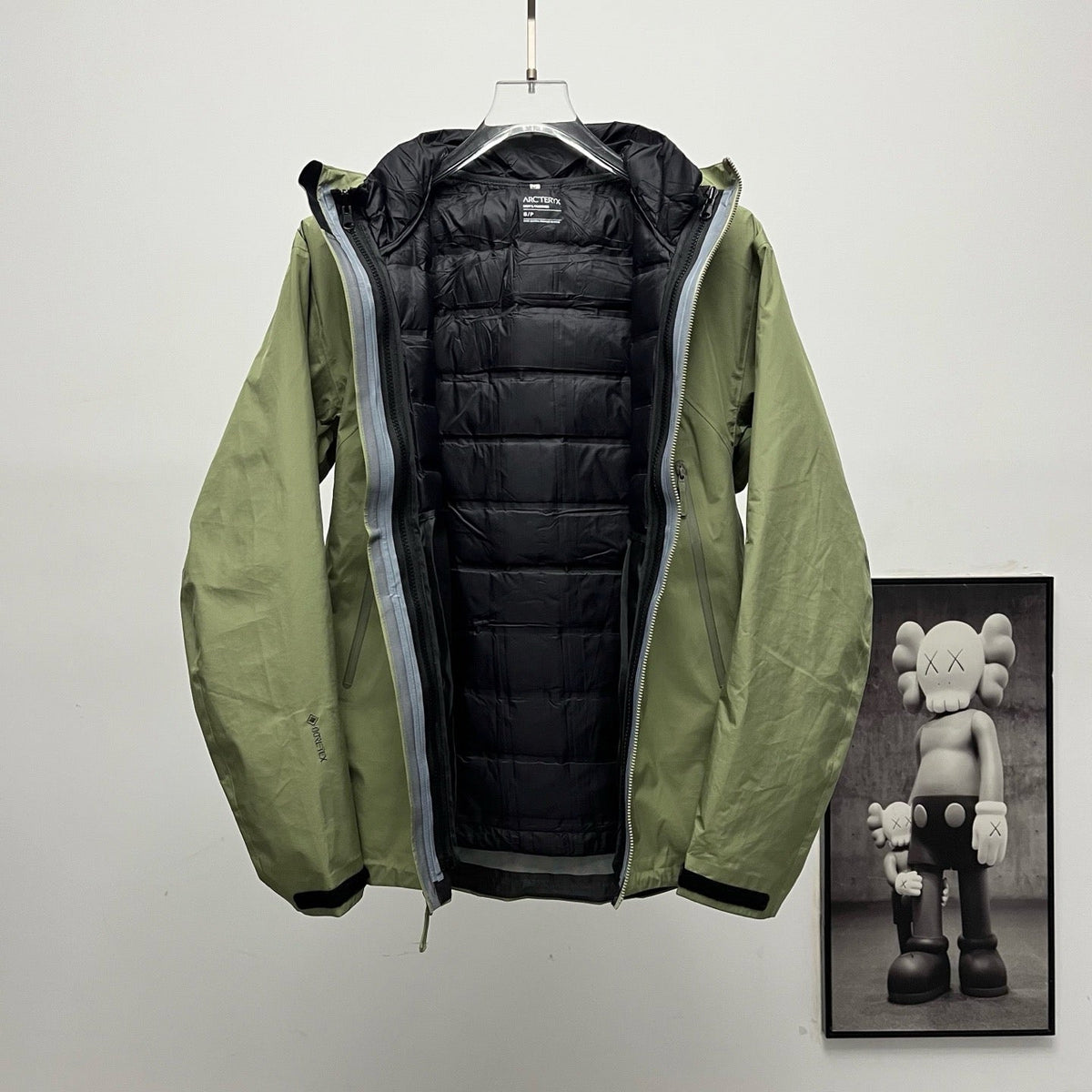Arc'teryx 3-in-1 Hooded Down Jacket | Winter Layering System green