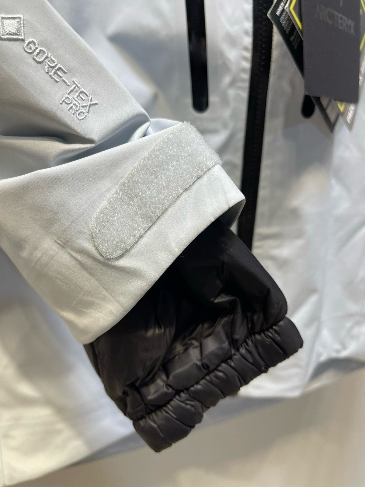 Arc'teryx 3-in-1 Hooded Down Jacket | Winter Layering System Silver Grey
