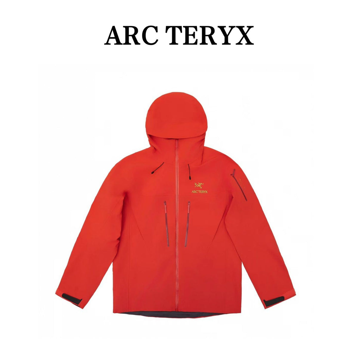 Arc'teryx Alpha SV Gen 6 Waterproof Hard Shell Hooded Jacket for Skiing Hiking Outdoor Unisex Dynasty