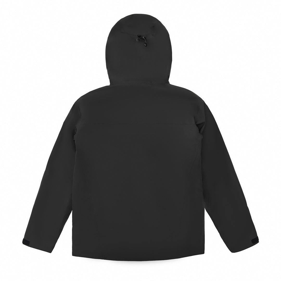 Arc teryx LT BETA Waterproof Hard Shell Hooded Jacket for Skiing Hiking Outdoor Unisex Graphite