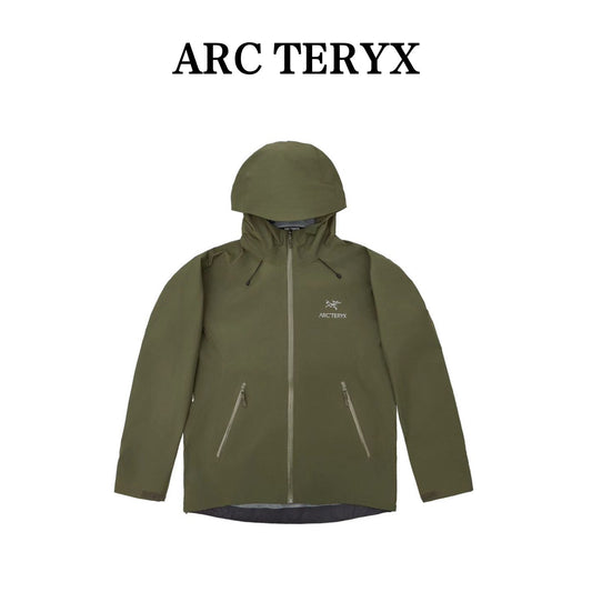 Arc teryx LT BETA Waterproof Hard Shell Hooded Jacket for Skiing Hiking Outdoor Unisex Tatsu