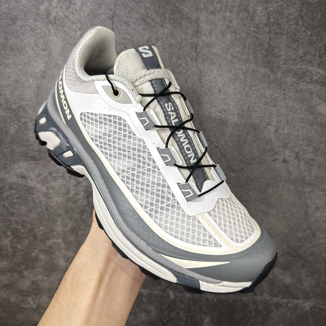 Salomon XT-6 FT Outdoor Sneakers Trail Running Shoes Unisex light Grey/Off White