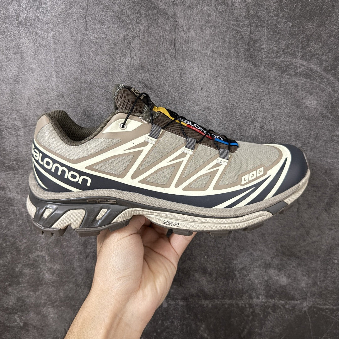 Salomon XT-6 LAB Outdoor Sneakers Trail Running Shoes Unisex  Silver/Navy Multi
