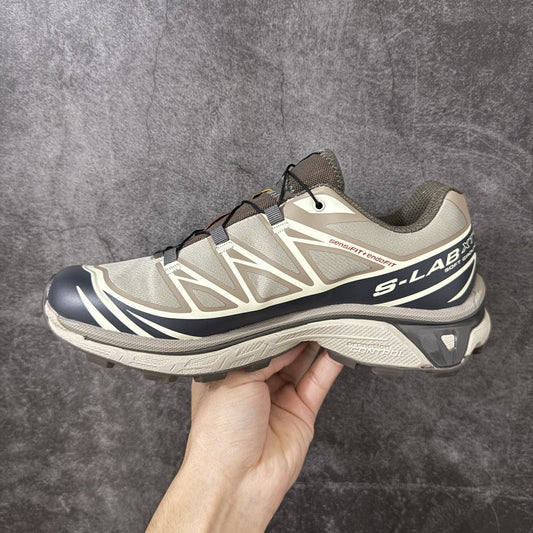 Salomon XT-6 LAB Outdoor Sneakers Trail Running Shoes Unisex  Silver/Navy Multi