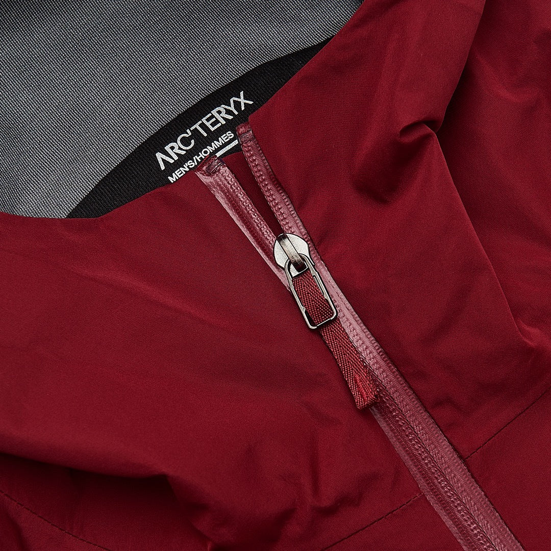 Arc teryx LT BETA Waterproof Hard Shell Hooded Jacket for Skiing Hiking Outdoor Unisex Bordeaux