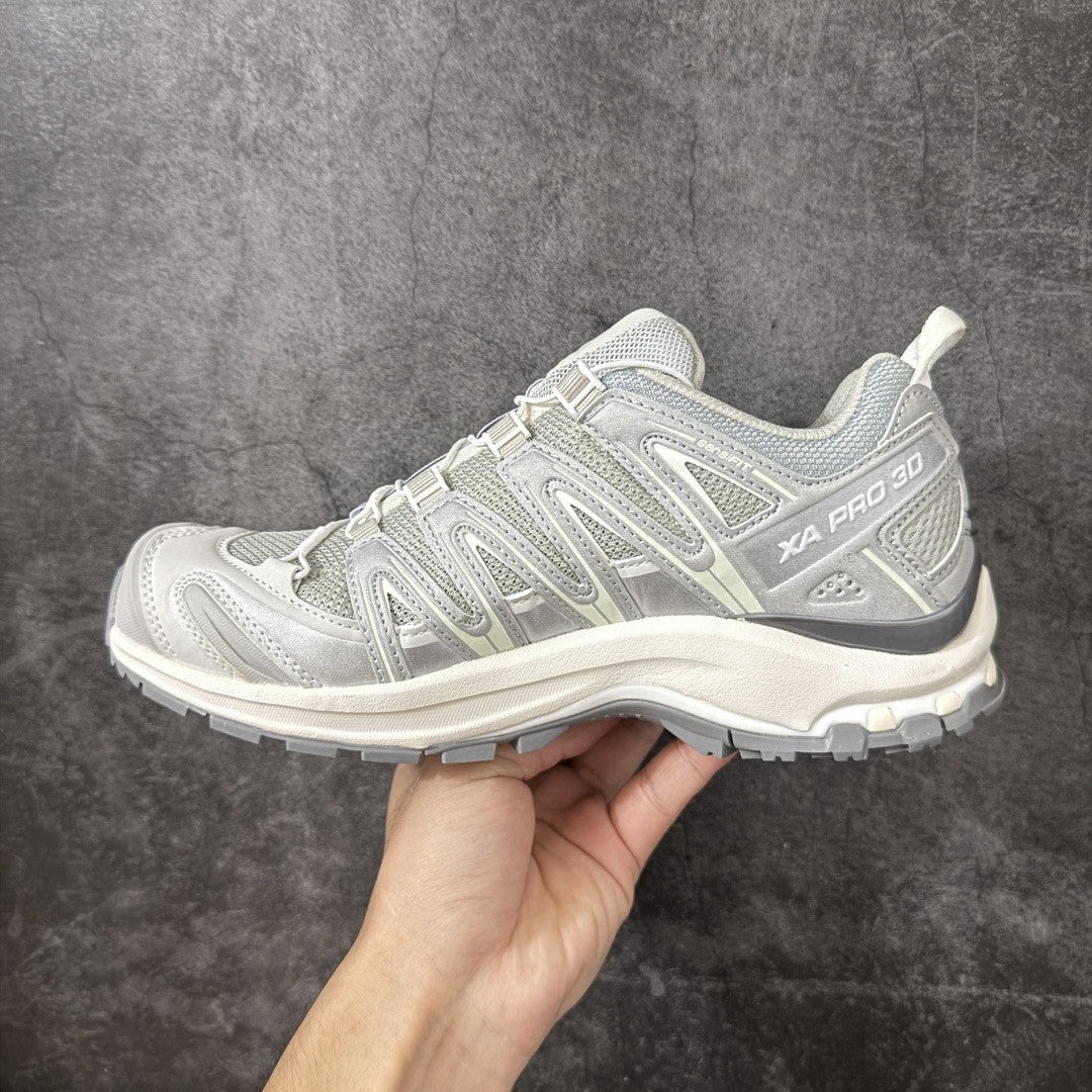 Salomon XA PRO 3D Outdoor Sneakers Unisex Silver Cloud/Vanilla
