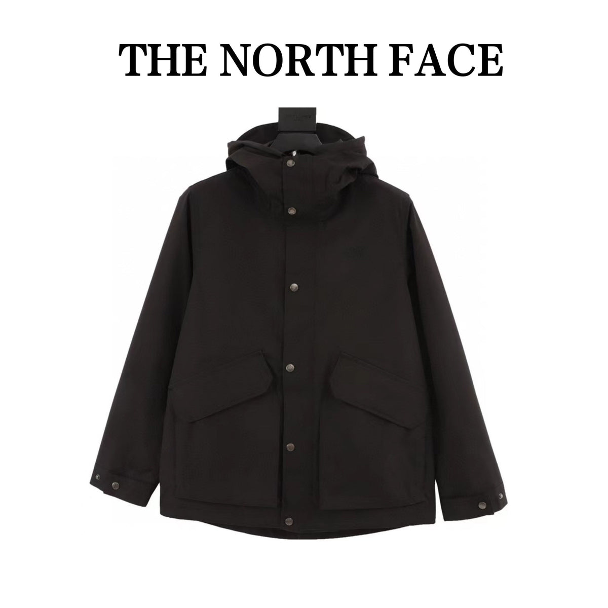 The North Face 5FC1  Hooded Windproof Camping Hiking Jacket Unisex Black