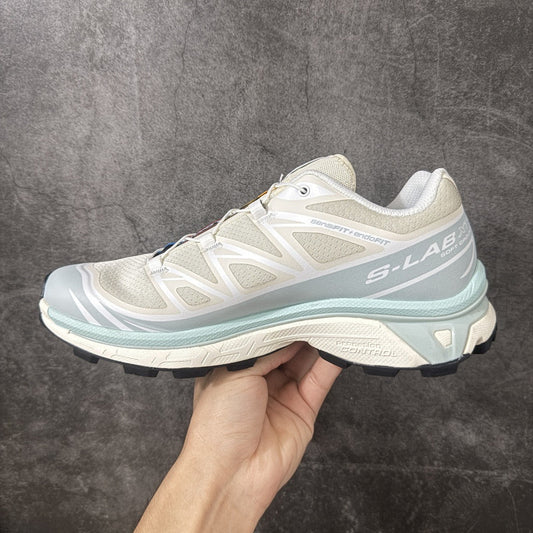 Salomon XT-6 FT Outdoor Sneakers Trail Running Shoes Unisex Pale Mint/Off White