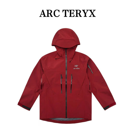 Arc'teryx Alpha SV Gen 6 Waterproof Hard Shell Hooded Jacket for Skiing Hiking Outdoor Unisex Heriitage