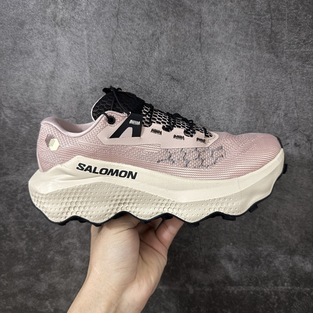 Salomon ULTRA GLIDE 4 Unisex Trail Running Shoes Mauve/Oatmeal