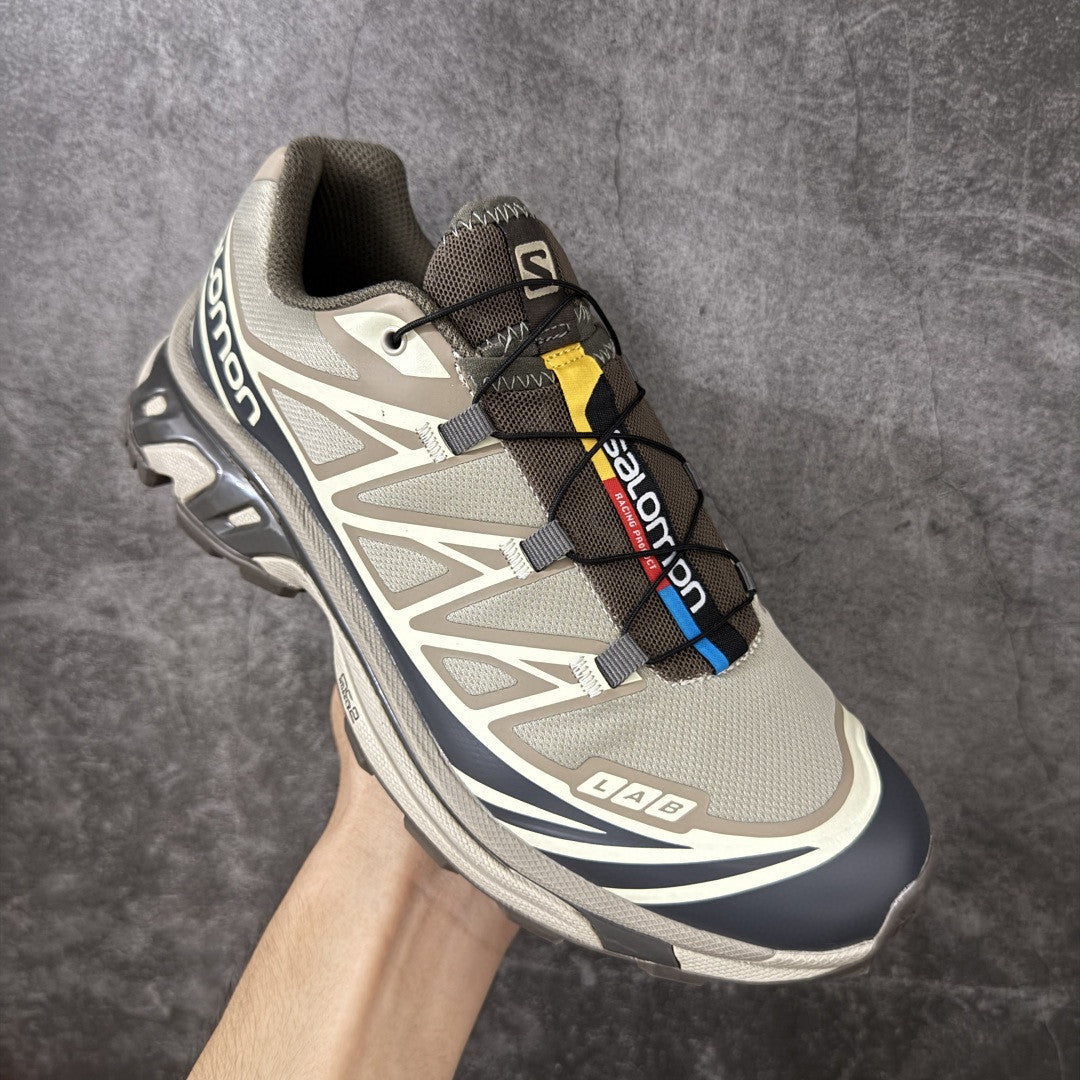 Salomon XT-6 LAB Outdoor Sneakers Trail Running Shoes Unisex  Silver/Navy Multi