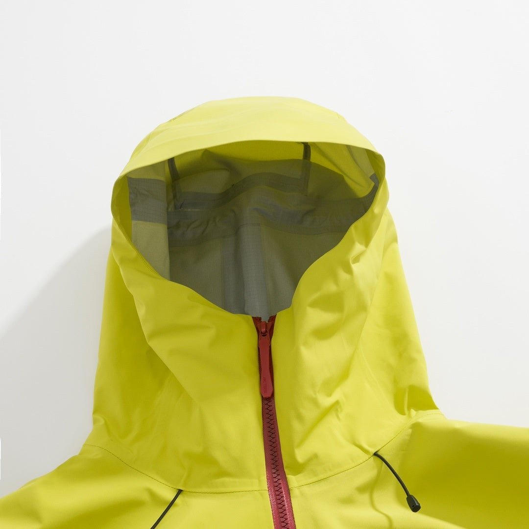 Alpha SV Style Lunar New Year Limited Edition Hooded Waterproof Jacket Unisex – Lemon Yellow & Navy Black