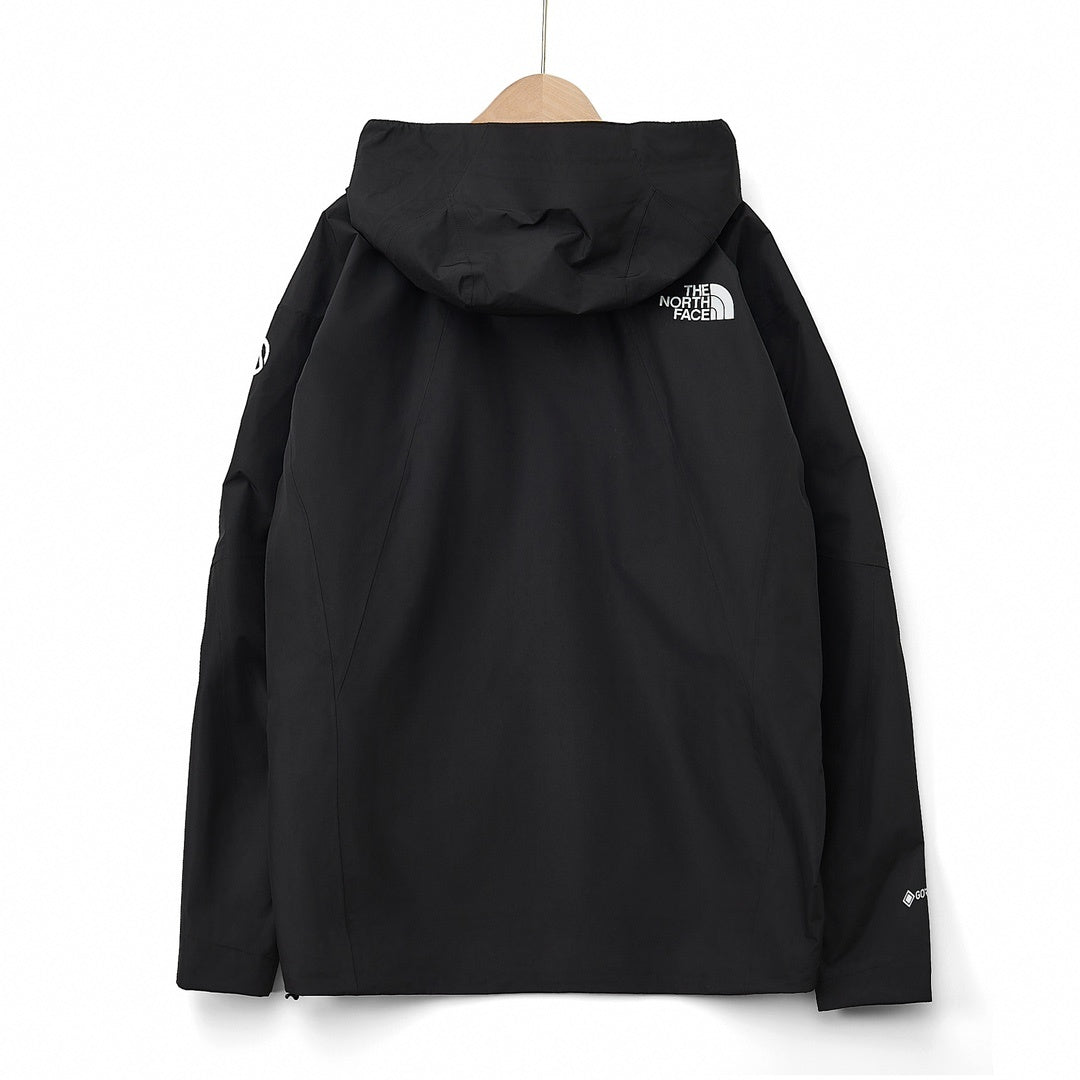 The North Face Summit Series  Hooded Windproof Camping Hiking Jacket Unisex Black
