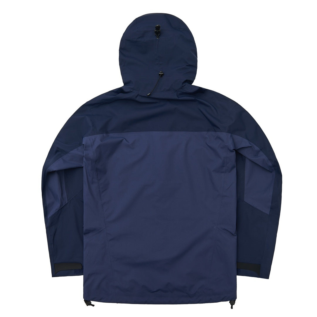 ARC TERYX AR Waterproof & Windproof Outdoor Jacket Shell Jacket Unisex Navy Two-Tone