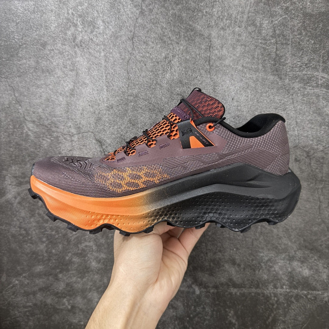 Salomon ULTRA GLIDE 4 Unisex Trail Running Shoes Huckleberry/black/ Red Orange