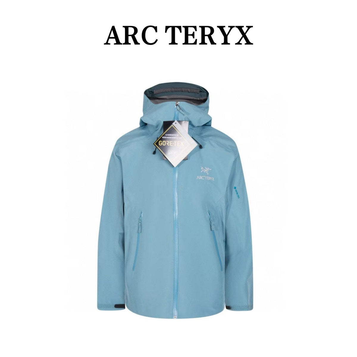 Arc teryx LT BETA Waterproof Hard Shell Hooded Jacket for Skiing Hiking Outdoor Unisex Skywash