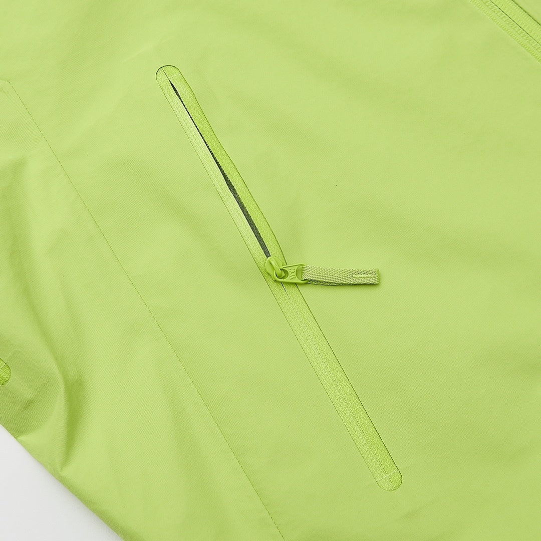 Arc teryx LT BETA Waterproof Hard Shell Hooded Jacket for Skiing Hiking Outdoor Unisex Phosphorescent