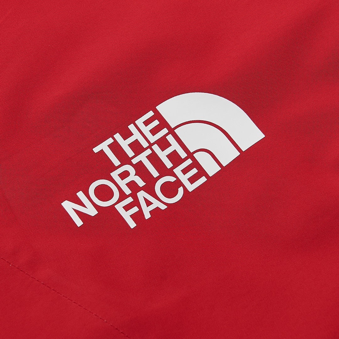 The North Face Summit Series  Hooded Windproof Camping Hiking Jacket Unisex Bright Red