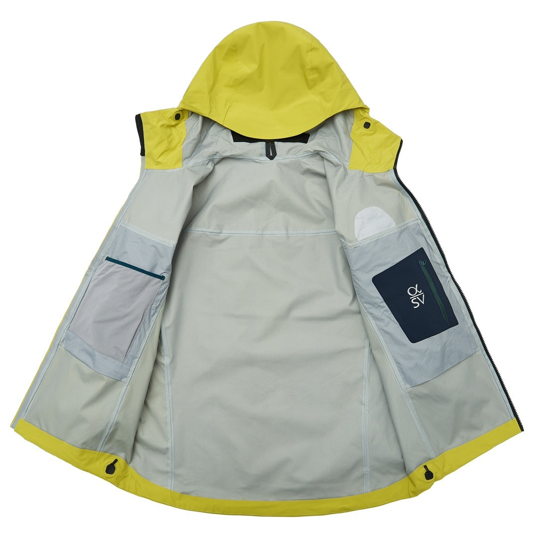 Arc'teryx Alpha SV Gen 6 Waterproof Hard Shell Hooded Jacket for Skiing Hiking Outdoor Unisex Sprint