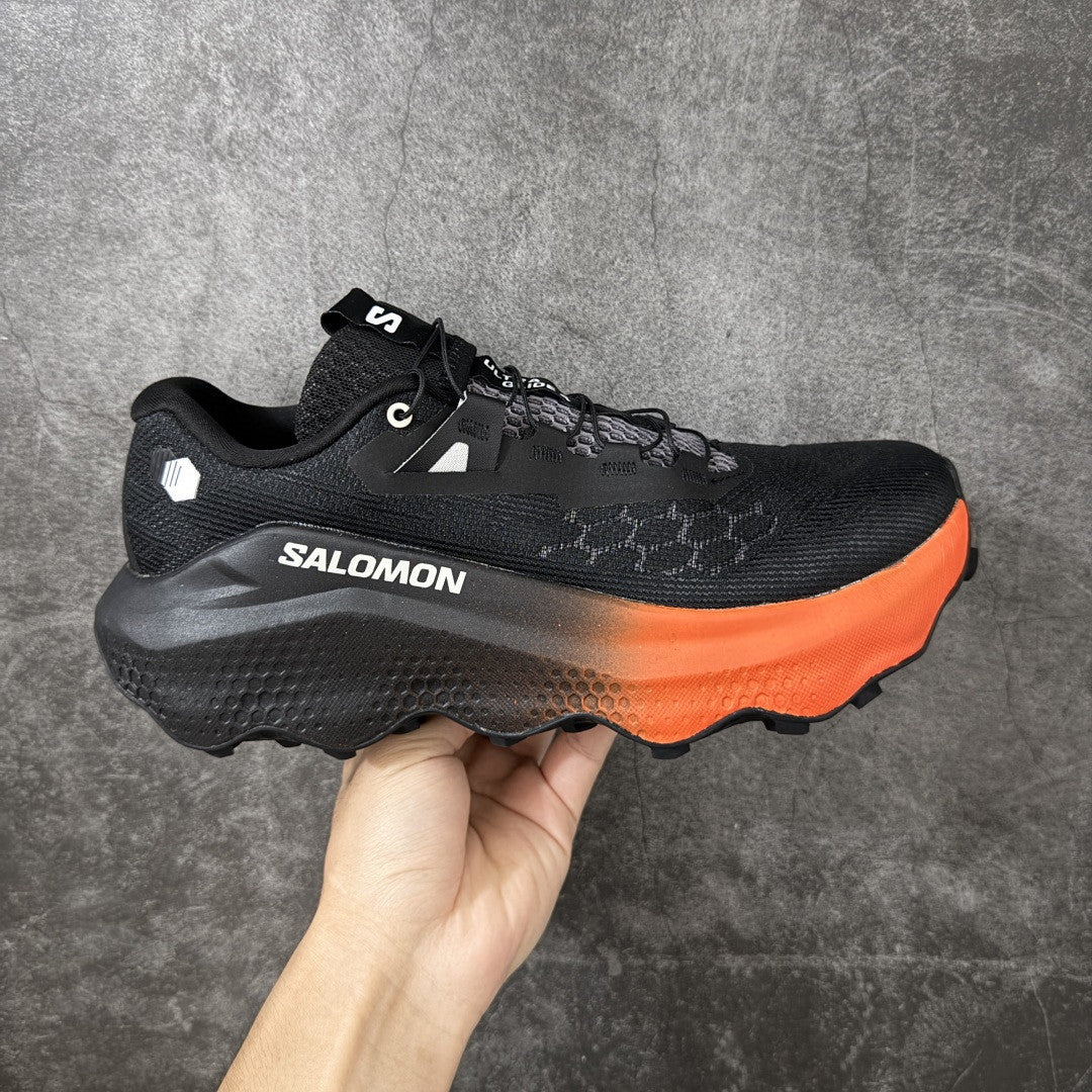 Salomon ULTRA GLIDE 4 Unisex Trail Running Shoes Black/Gradient Orange