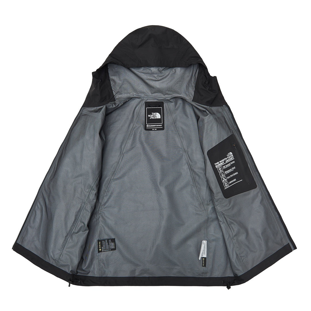 The North Face Summit Series  Hooded Windproof Camping Hiking Jacket Unisex Black