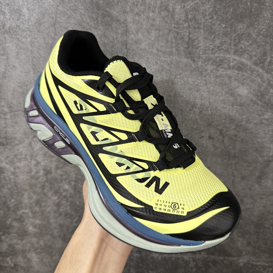 Salomon XT-6 Outdoor Sneakers Trail Running Shoes Unisex Lemon Yellow/Black/Blue