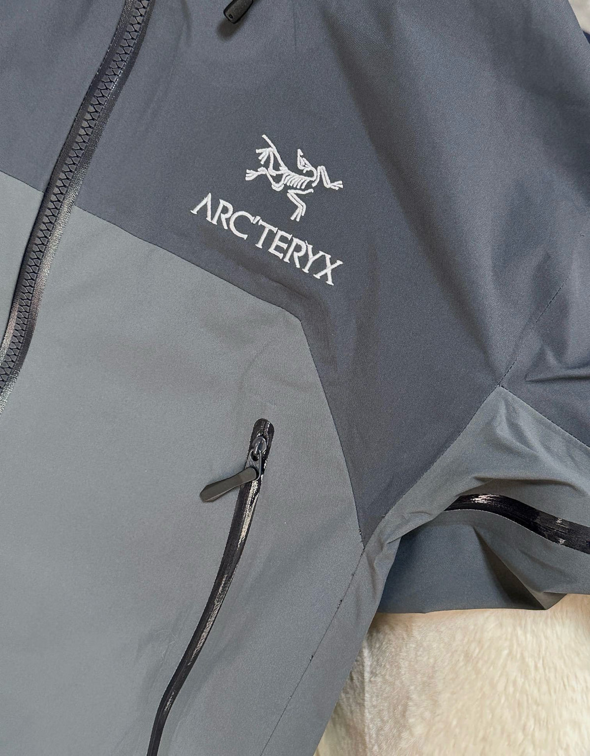 ARC TERYX AR Waterproof & Windproof Outdoor Jacket Shell Jacket Unisex Dark Grey