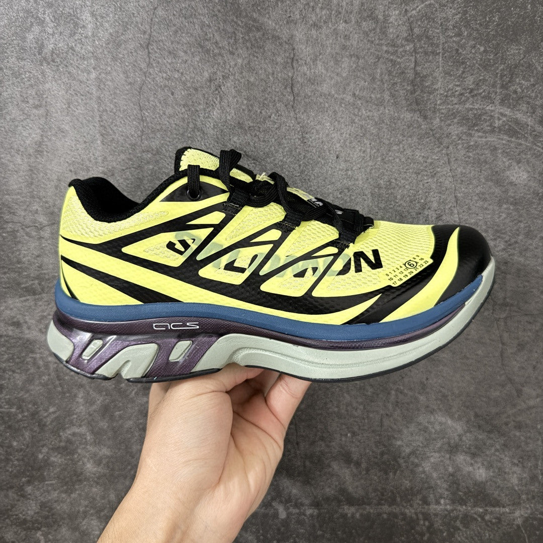 Salomon XT-6 Outdoor Sneakers Trail Running Shoes Unisex Lemon Yellow/Black/Blue