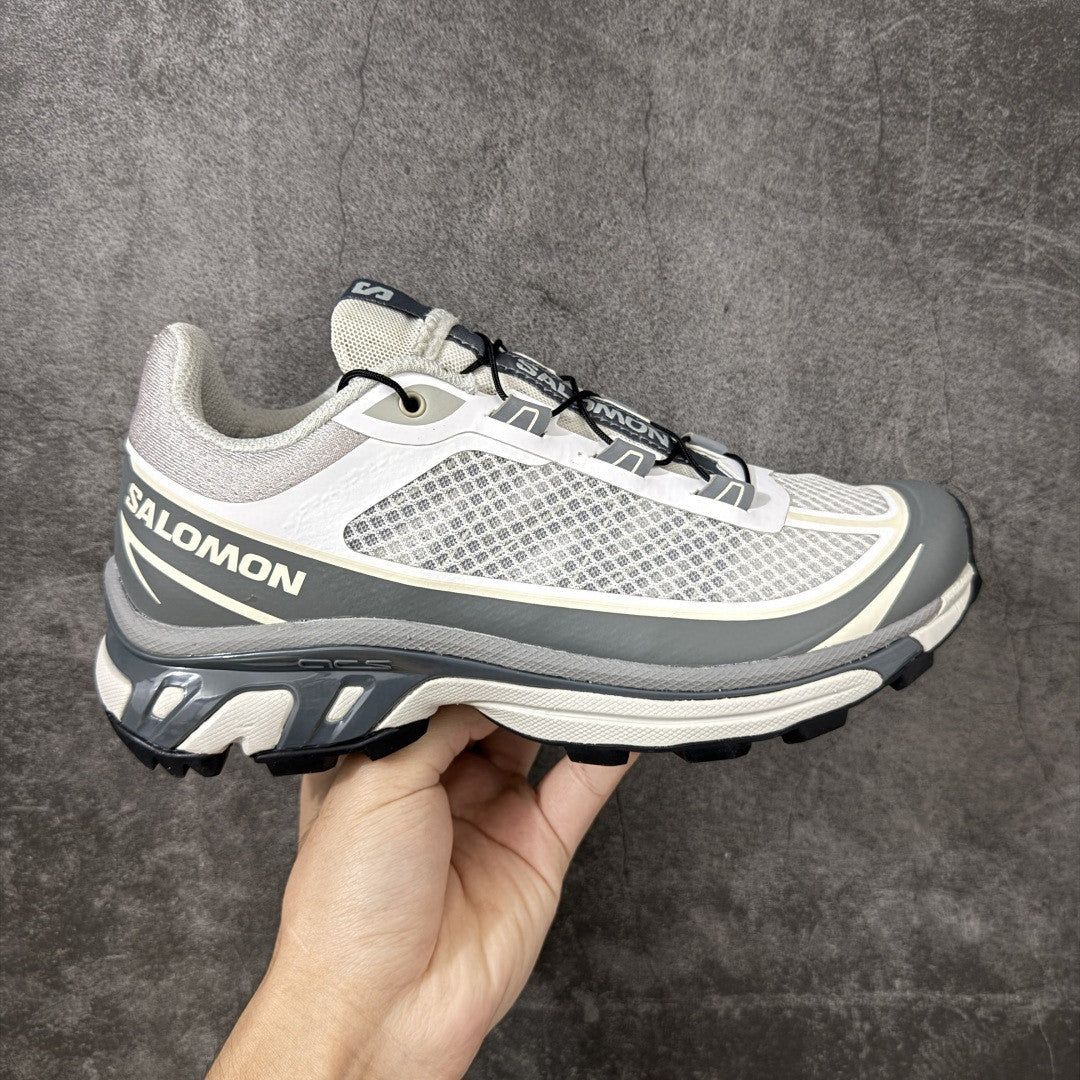 Salomon XT-6 FT Outdoor Sneakers Trail Running Shoes Unisex light Grey/Off White