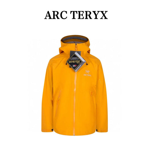 Arc teryx LT BETA Waterproof Hard Shell Hooded Jacket for Skiing Hiking Outdoor Unisex Yukon