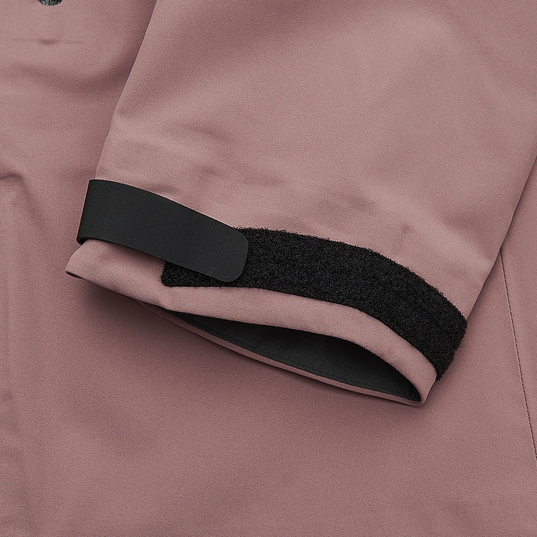 Alpha SV Gen 6 Waterproof Hard Shell Hooded Jacket for Skiing Hiking Outdoor Unisex Dusty Rose