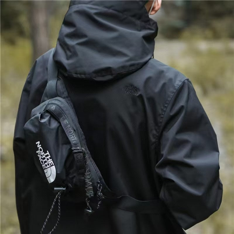 The North Face 5FC1  Hooded Windproof Camping Hiking Jacket Unisex Black