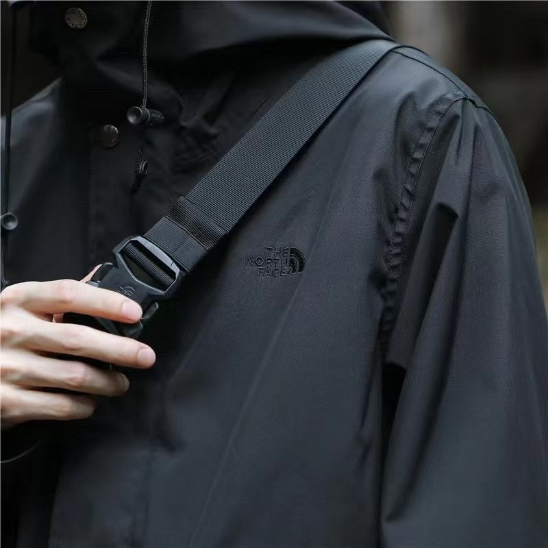 The North Face 5FC1  Hooded Windproof Camping Hiking Jacket Unisex Black